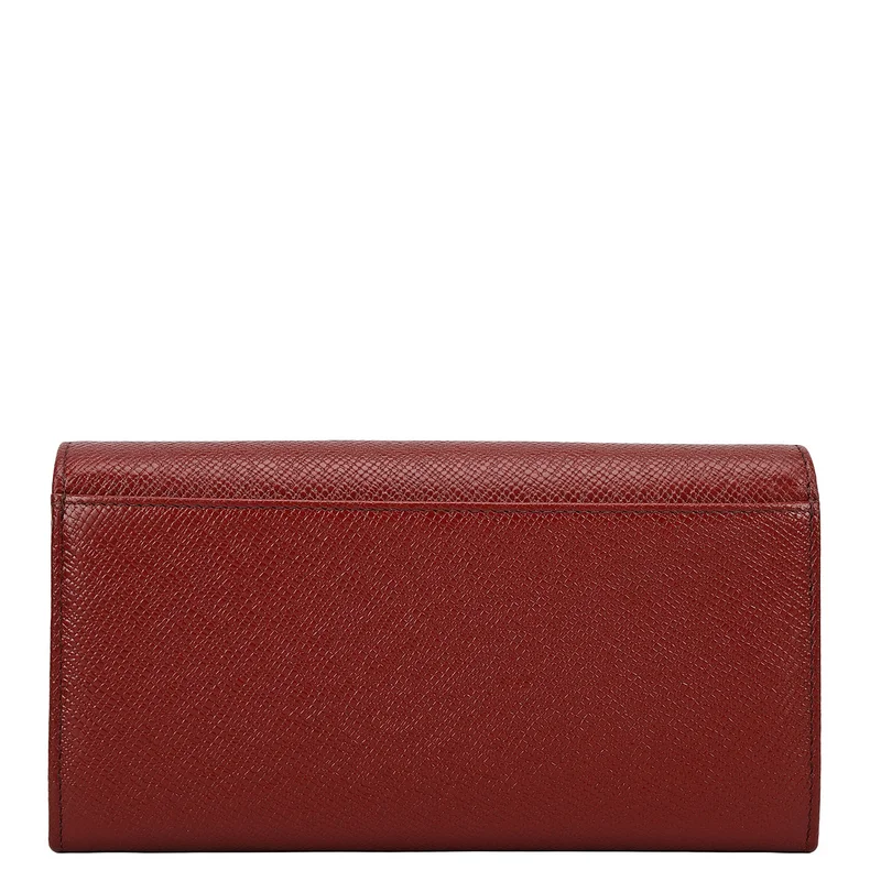 Da Milano Cherry Franzy Leather Ladies Wallet - Cherry for Women | Best Price UAE